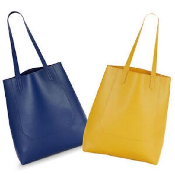 Saks Fifth Avenue Handbags - Saks 5th Avenue Vegan Leather Tote